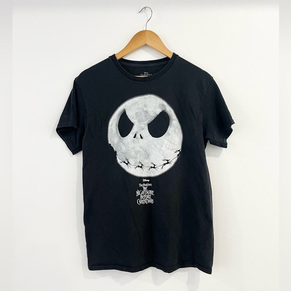 Disney Tim Burtons Nightmare Beforechristmas Shirt Skellington Halloween Medium